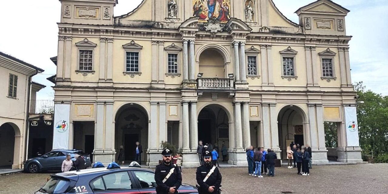 Carabinieri impegnati nel garantire la sicurezza dei cittadini nel giorno di Pasquetta e il pacifico svolgimento delle celebrazioni religiose del Lunedì dell’Angelo.