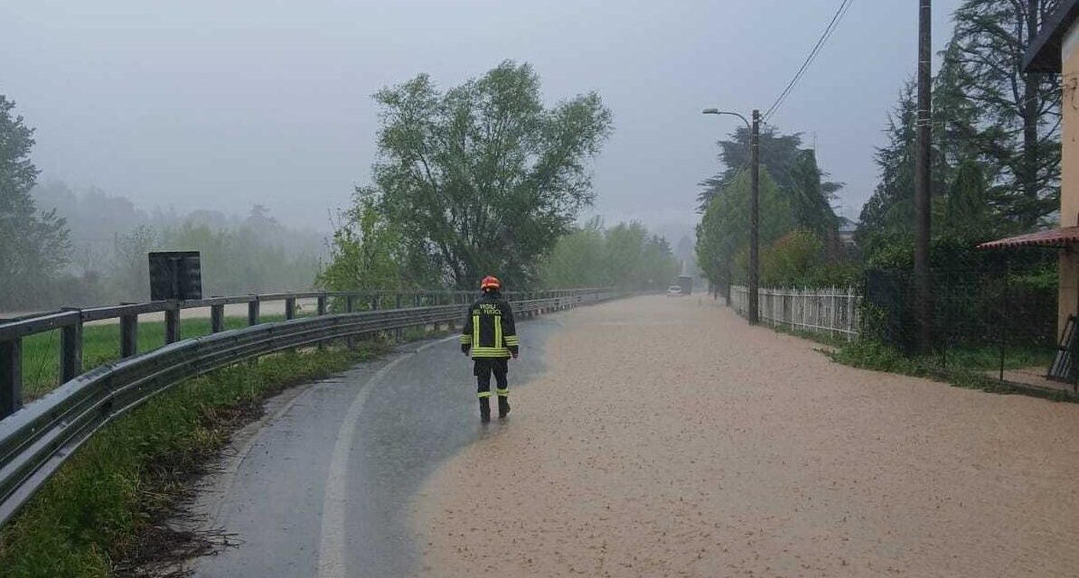 Allagamenti ad Alessandria per le piogge della notte, ecco dove