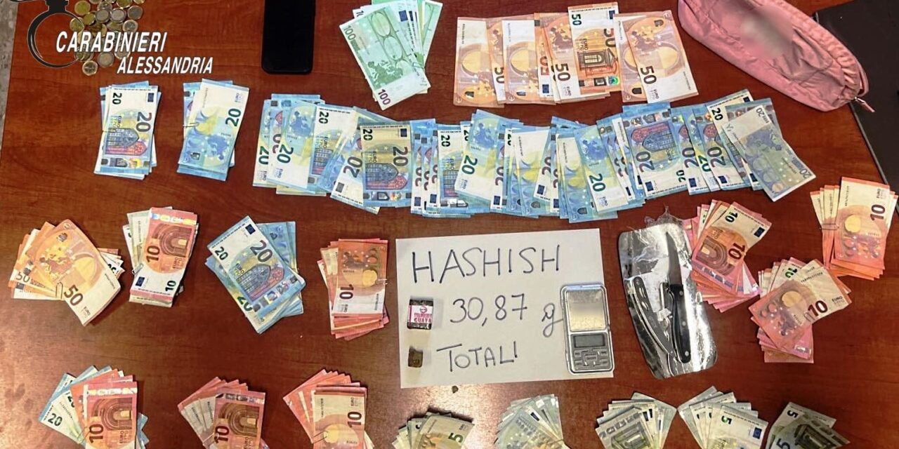 Operazione antidroga a Ovada per il contrasto del degrado urbano: i Carabinieri arrestano uno spacciatore.