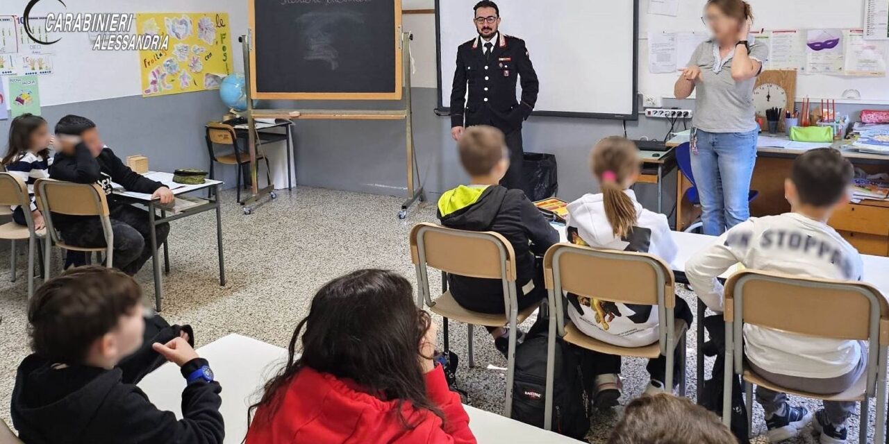 “Cultura della Legalità”  I Carabinieri nelle scuole a Garbagna per promuovere la cittadinanza attiva, fondamentale nella costruzione di una società più giusta e sicura.