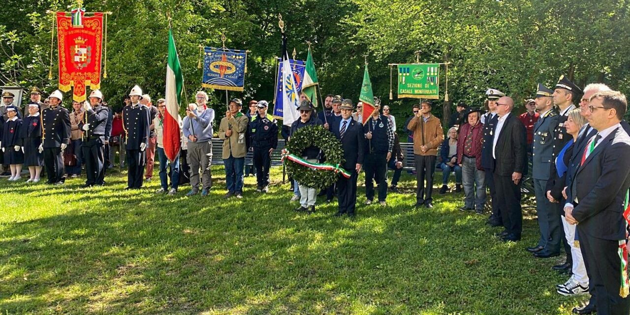La Cittadella di Casale Monferrato ospita le celebrazioni per l’80° Anniversario della Liberazione d’Italia: presenti le autorità, i Carabinieri e le rappresentanze delle forze dell’ordine locali