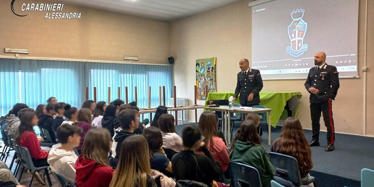 “Cultura della Legalità” – I Carabinieri incontrano gli studenti a Ticineto: conoscenza e consapevolezza per il futuro di una società più informata e sicura.