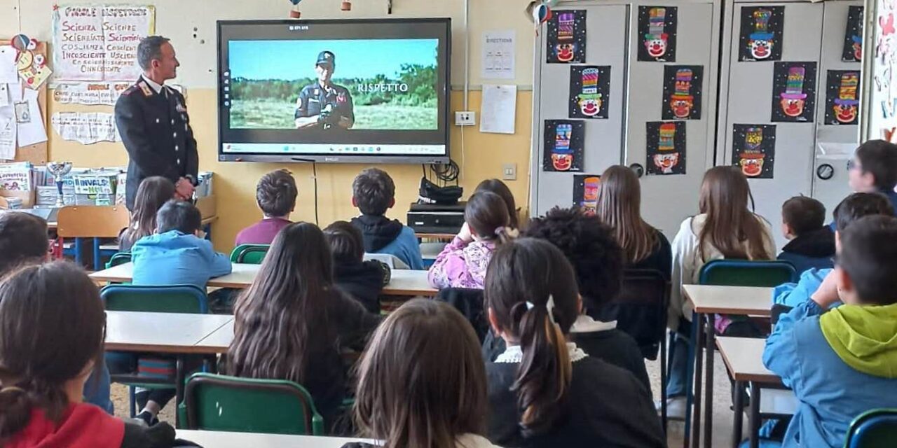 Casale, incontri con i Carabinieri sulla “Cultura della Legalità” presso la Scuola Primaria “San Paolo” dell’Istituto Comprensivo “Francesco Negri”.