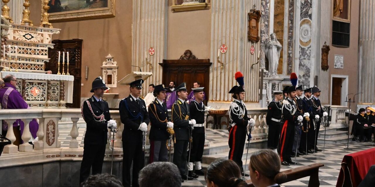 Celebrata a Imperia la tradizionale messa del precetto pasquale interforze