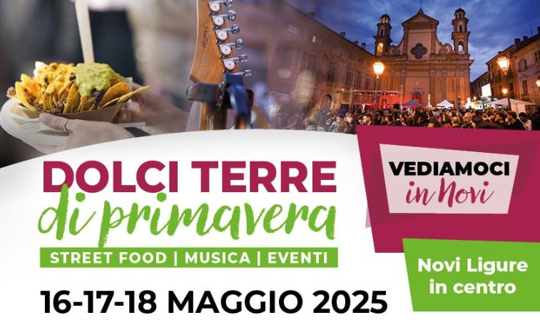 Dolci Terre di Primavera, a Novi Ligure torna la festa del gusto