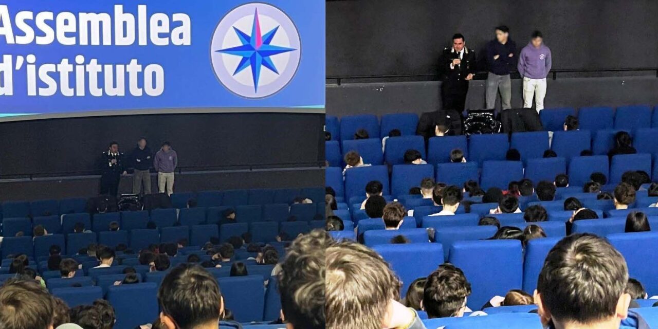 Assemblea d’istituto al “Megaplex Stardust” con i Carabinieri: oltre 300 studenti tortonesi uniti nel progetto “Cultura della Legalità”.