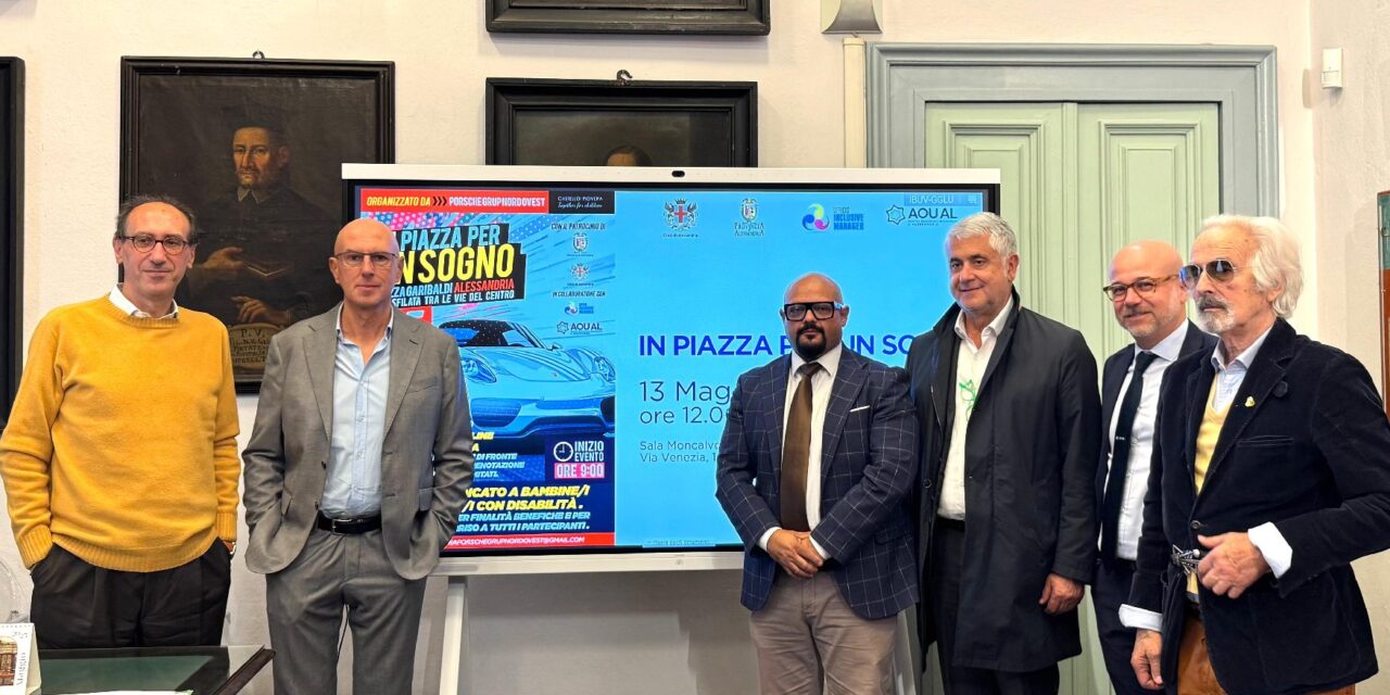 Alessandria, Porsche “In piazza per un sogno” a sostengo della Chirurgia Pediatrica