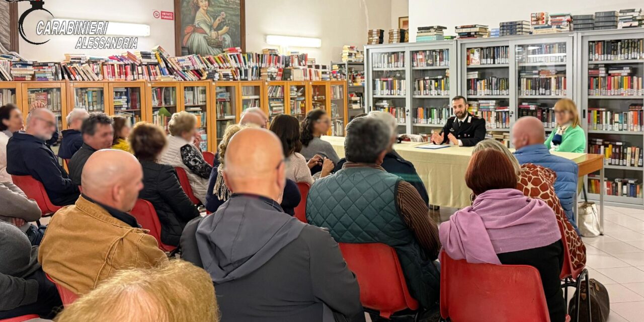 A Vignale i Carabinieri incontrano la cittadinanza sui temi delle truffe e dei furti