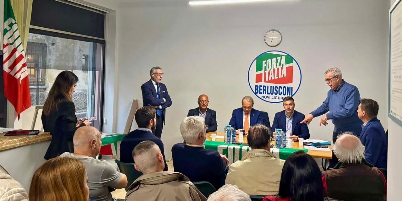 Grande partecipazione al Congresso Cittadino di Forza Italia a Novi Ligure: Giuseppe Rapisarda eletto Segretario cittadino