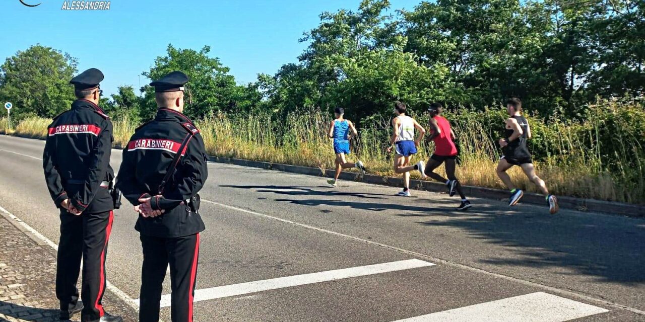 Serravalle Scrivia, i Carabinieri presenti alla “Joyrun” per garantire la sicurezza degli atleti e degli spettatori della gara podistica