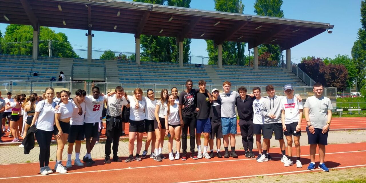 I giovani del Marconi di Tortona ai giochi studenteschi di Atletica Leggera