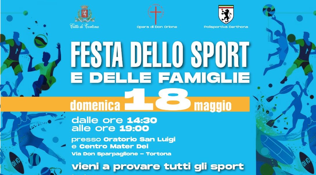 Tortona, domenica a San Bernardino c’è la Festa delle Famiglie e dello sport