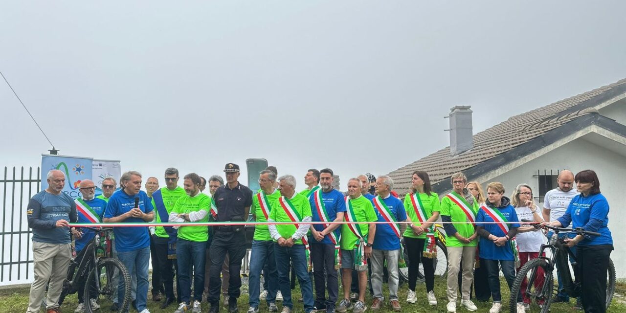 Inaugurata la Ciclovia Pieve di Teco-Dolceacqua attraversa il Parco Naturale Regionale delle Alpi Liguri