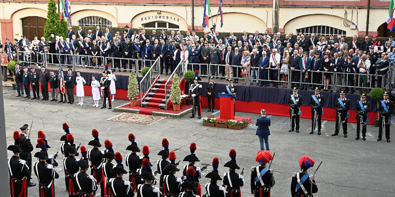 I Carabinieri di Alessandria celebrano la ricorrenza nel centesimo anniversario dell’insediamento del Comando Provinciale nella Caserma “Scapaccino”.