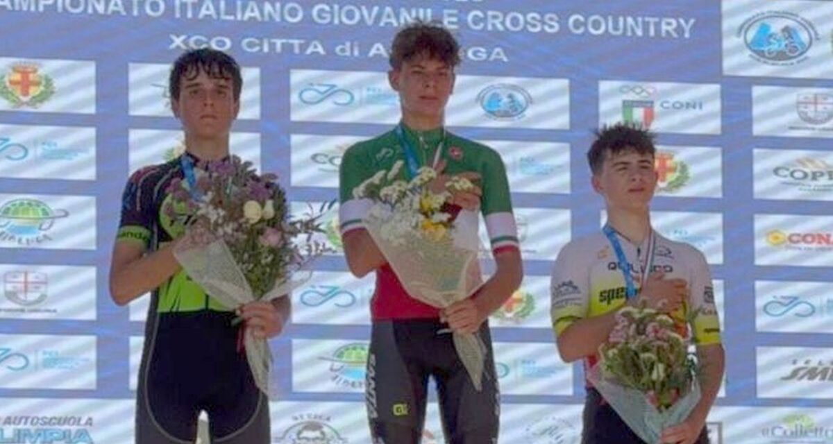Il giovane Tortonese Giovanni Bosio conquista il titolo di vice campione Italiano di MTB ad Albenga