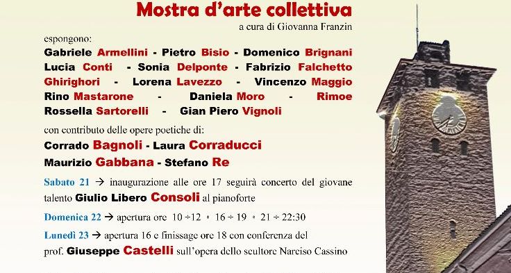 Nel week end a Pontecurone c’è la mostra “Opere di … carità e solidarietà”, curata da Giovanna Franzin