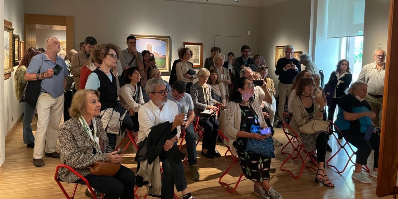 Tortona più famosa grazie a due pullman di giornalisti da Milano e Torino invitati dalla Fondazione al Museo del Divisionismo