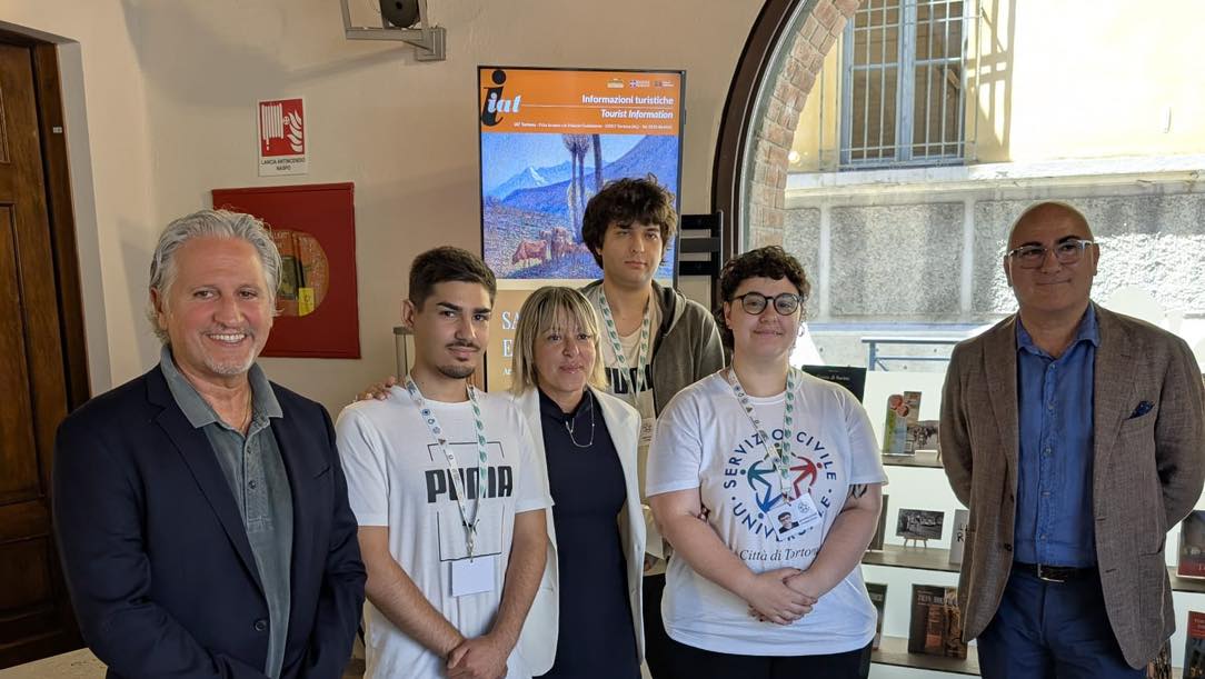 L’assessore regionale al Turismo Marina Chiarelli in visita a Tortona