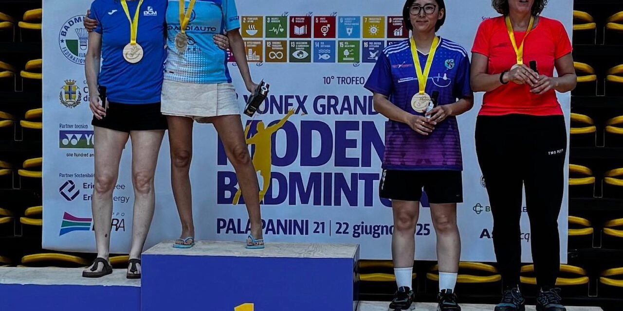 La novese Valentina Avvento vince tre gare su tre di Badmington a Regio Emilia 