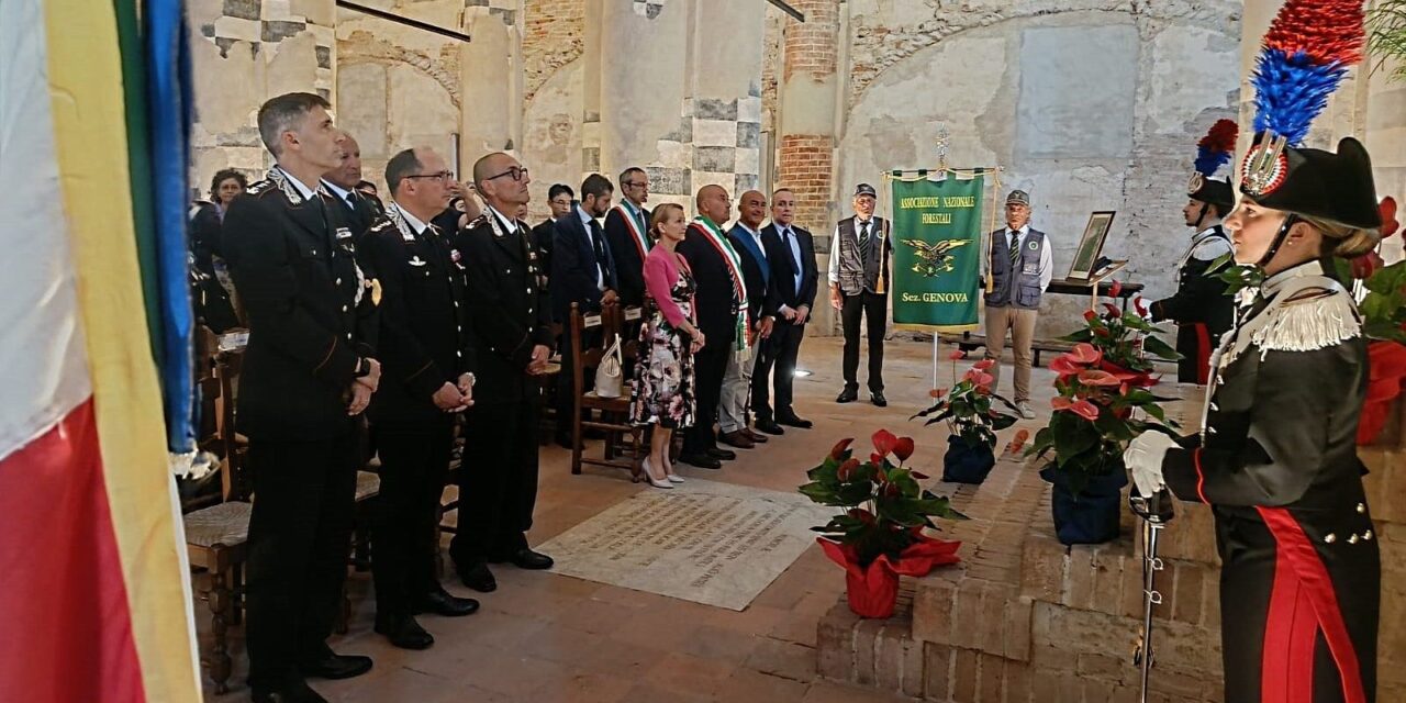 A Sezzadio i Carabinieri forestali hanno celebrato il Patrono