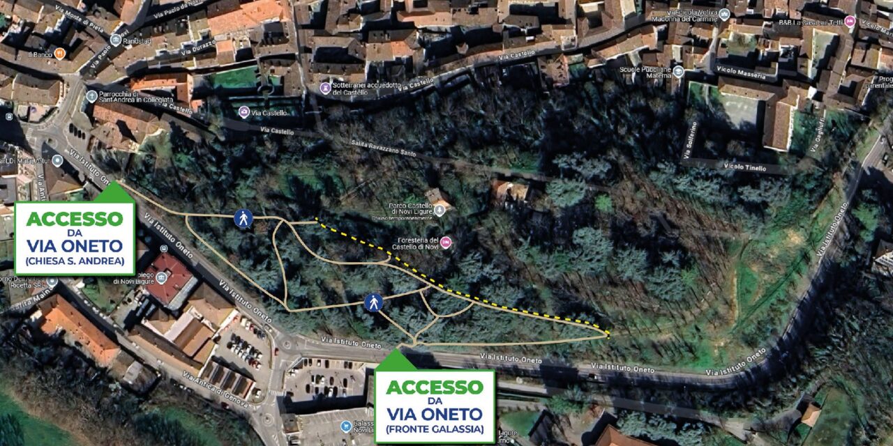 Domani, sabato 12 luglio riapre il Parco del Castello di Novi Ligure