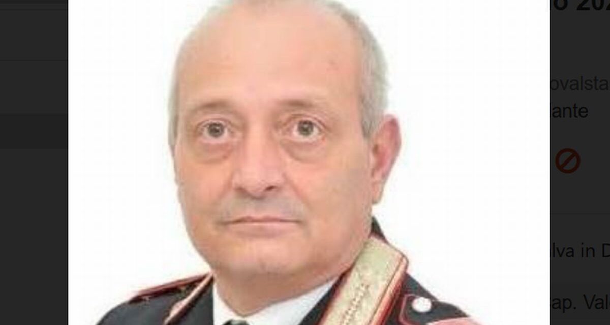 Lutto nell’Arma dei Carabinieri: a Casale scomparso a soli 59 anni il Luogotenente Santino Magnoli