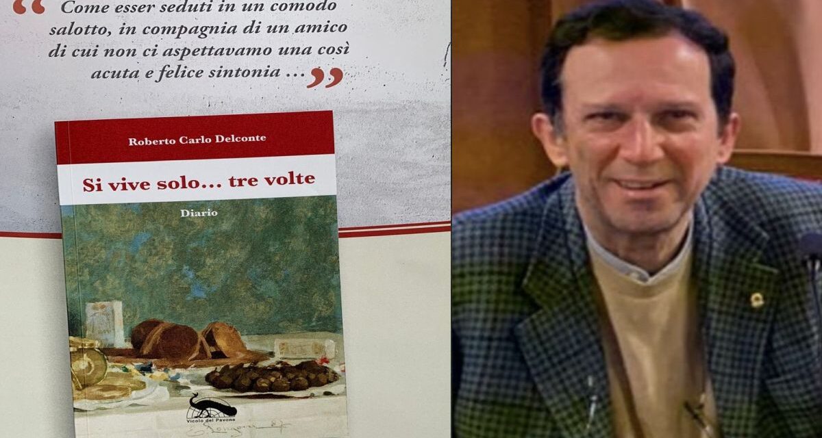 007 viveva solo due volte, per il castelnovese Roberto Carlo Delconte, si vive tre e lo scrive nel suo ultimo libro