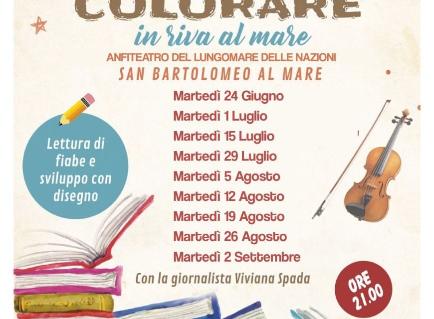 Domani sera a San Bartolomeo Fiabe da colorare