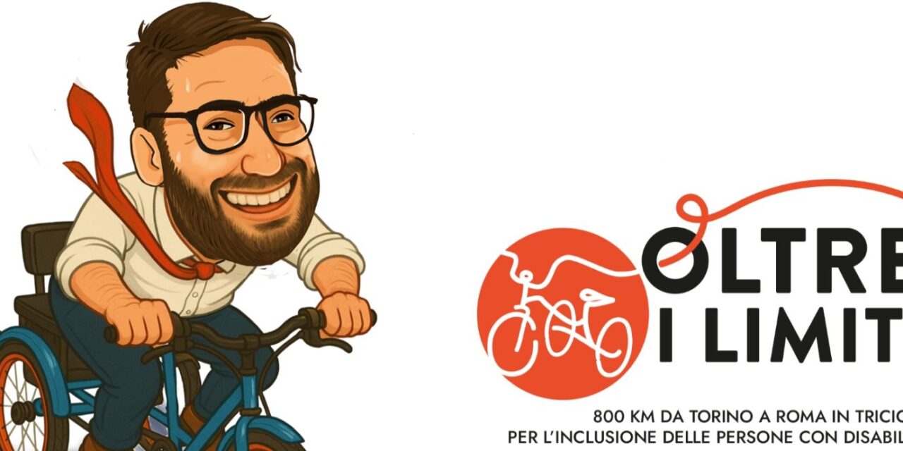 800 km in triciclo da Torino a Roma passando da Alessandria per l’inclusione delle persone con disabilità