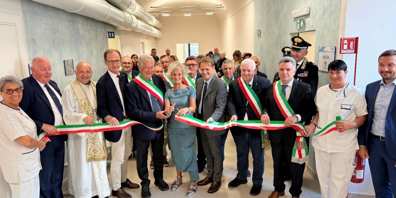 Sanità, inaugurata la casa di comunità di Pieve di Teco. Nicolò: “Nuovo punto di riferimento sanitario per la Valle Arroscia ”