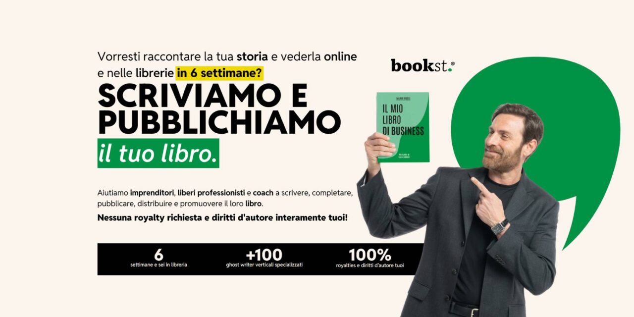 Dal manoscritto alla libreria in 6 settimane: Bookst rivoluziona il publishing per professionisti e imprenditori