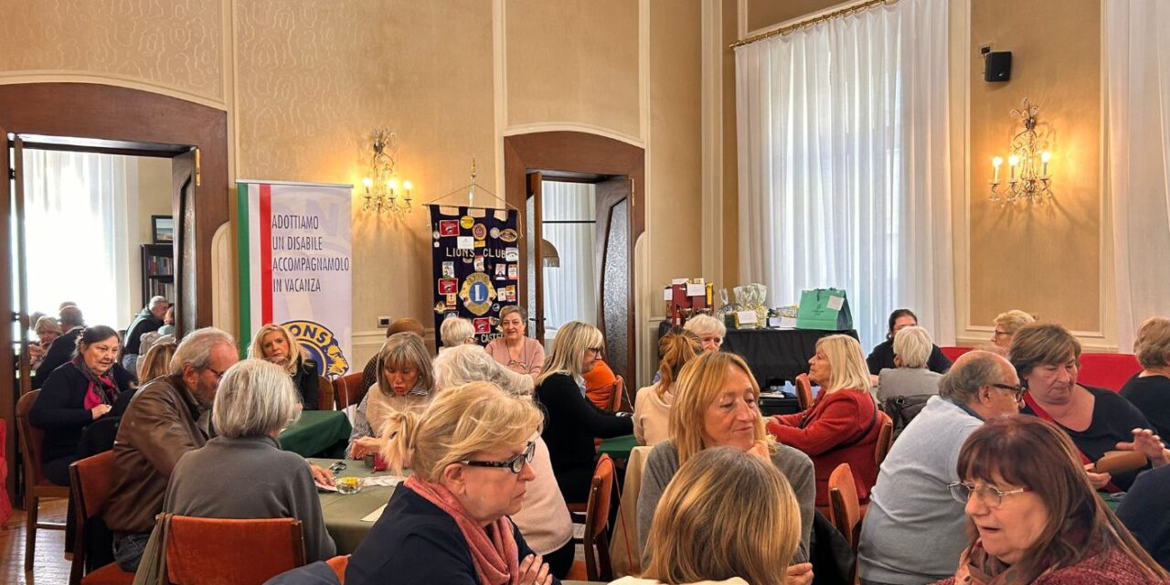 A Tortona buon successo del Torneo per adottare un disabile in vacanze grazie ai Lions