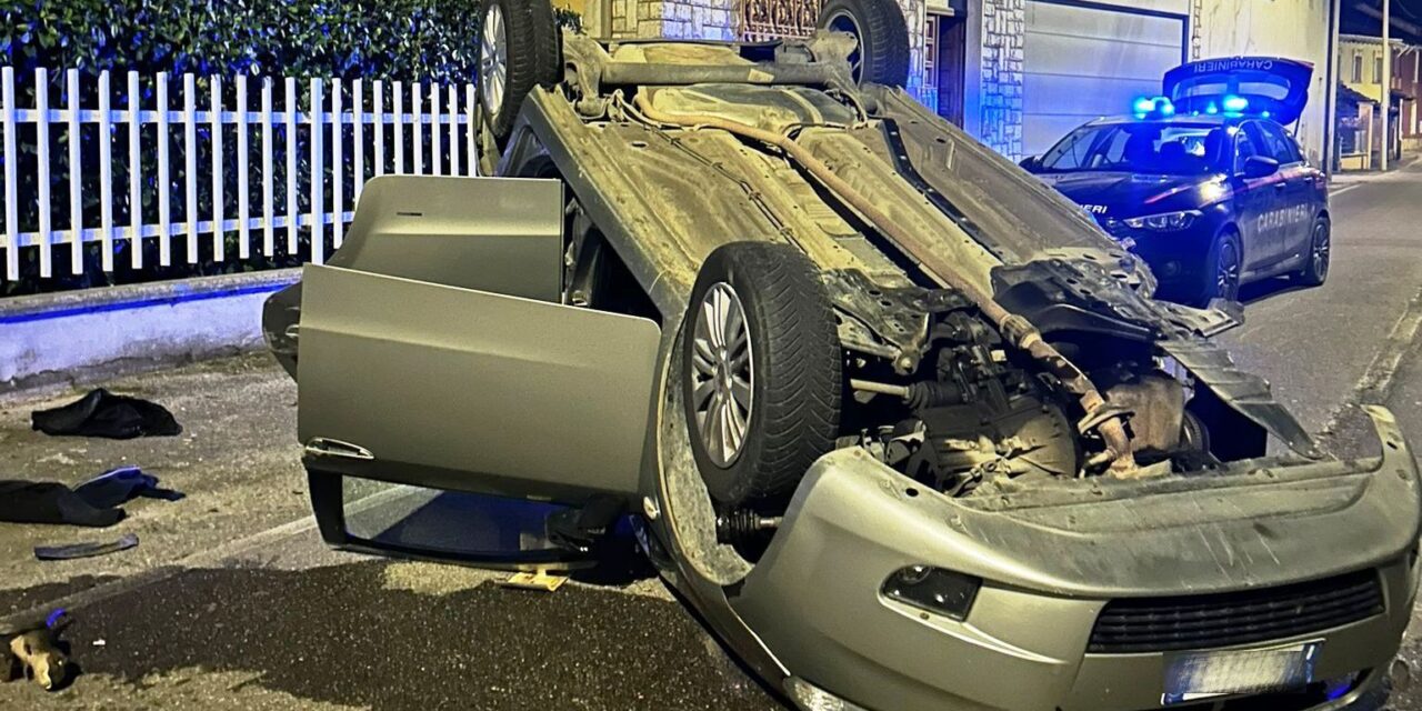Molino dei Torti, si ribalta con l’auto illesi madre e figlio. Sul posto, i Carabinieri per stabilire le cause