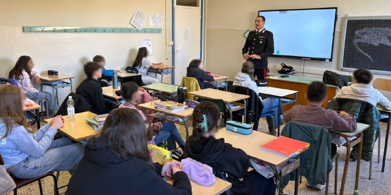 A Pozzolo Formigaro Carabinieri e scuole insieme nel progetto “Viola nella rete – bullismo e cyberbullismo”.