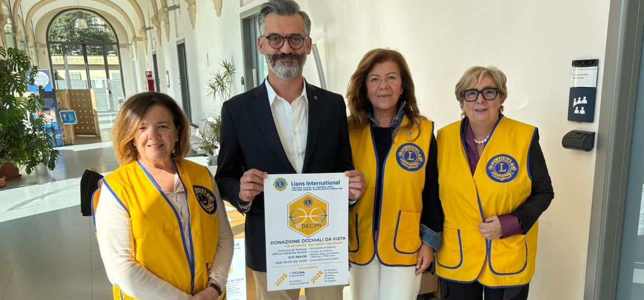 I Lions di Tortona regaleranno occhiali da vista ai meno abbienti. Ecco come fare domanda al progetto “Diecidecimi”