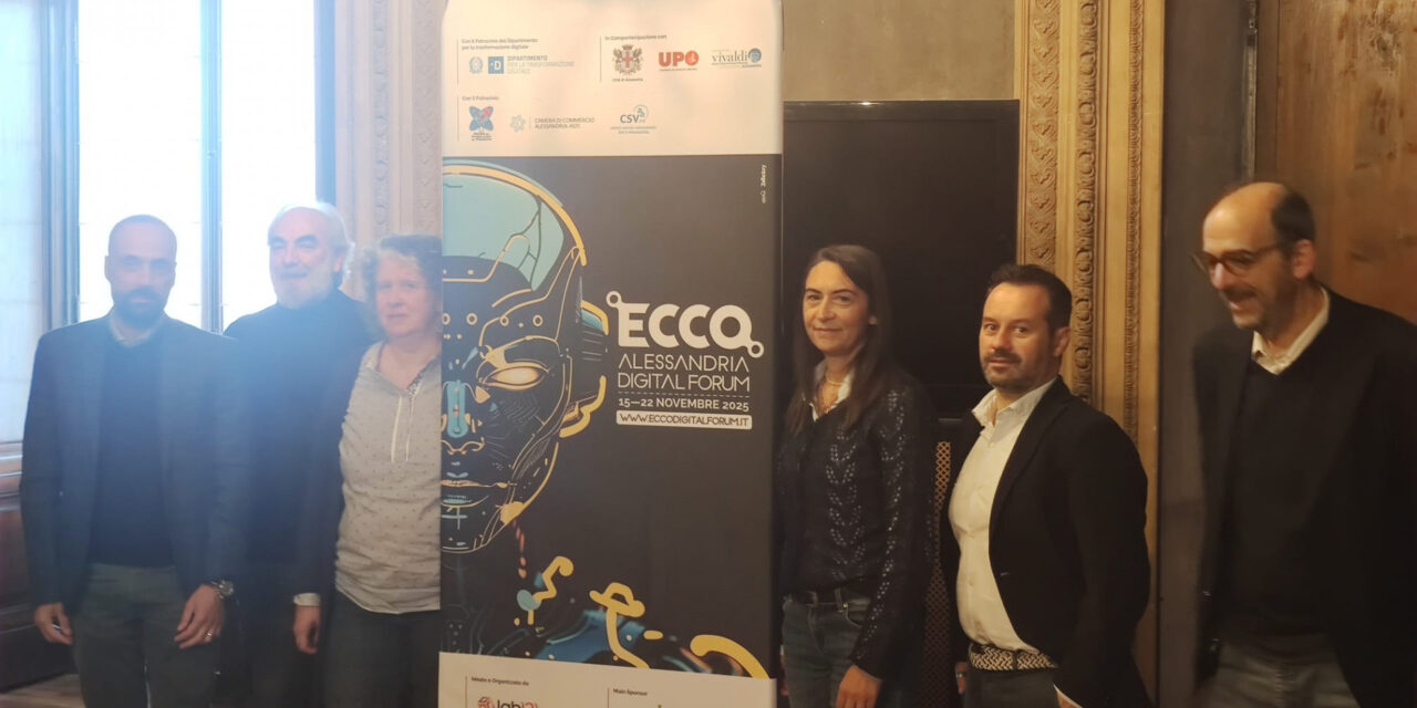 Dal 15 al 22 novembre 2025 Alessandria ospita la terza edizione di “ECCO” Digital Forum, la manifestazione dedicata al tema della trasformazione digitale