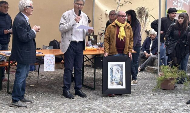 Giorgio Bracco di Imperia vince il “Pennello d’oro” a Cervo. Tutti premiati