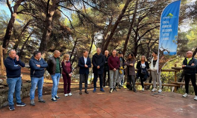 Cervo, assessore regionale Scajola al parco del Ciapà per l’inaugurazione del nuovo percorso benessere