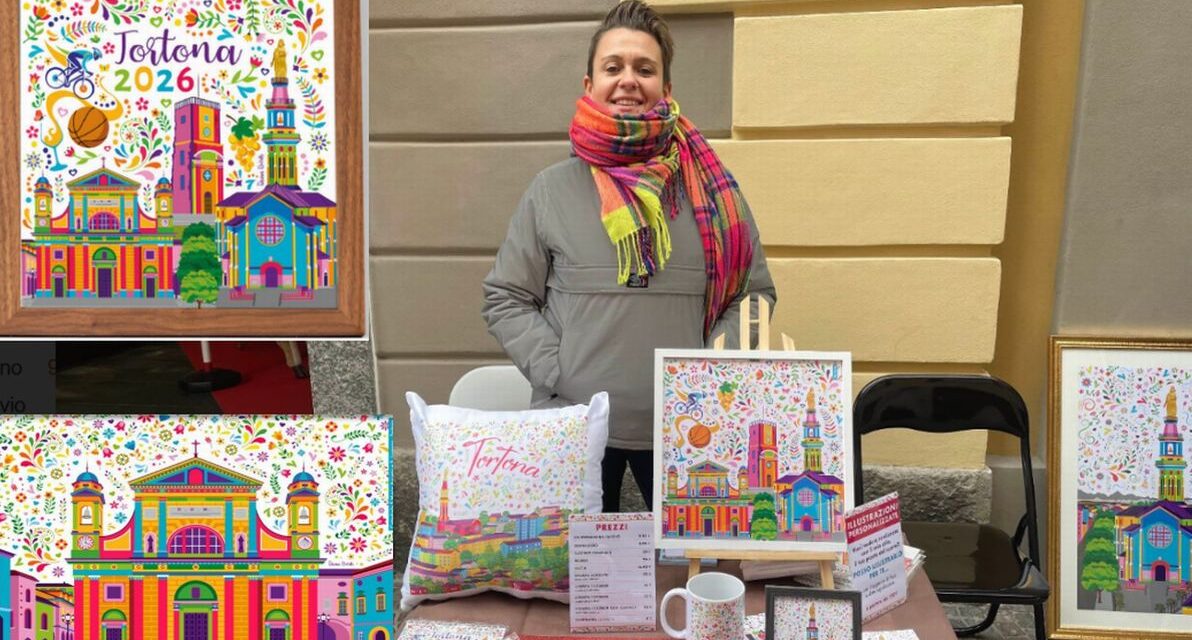 Cuscini, tazze, quadri, calendari da tavolo e tanto altro: così Denise Bistolfi valorizza Tortona