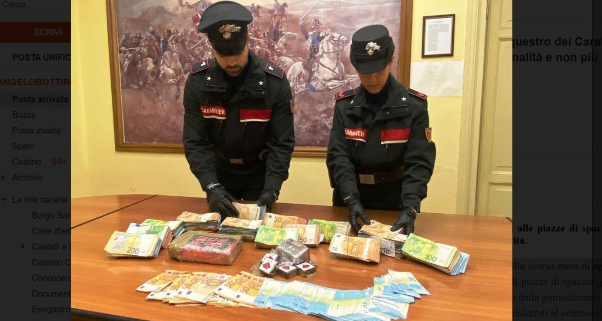 Tortona, sequestrati 1 Kg. e mezzo droga dentro un suv   e 150 mila euro, ma lo straniero irregolare scappa
