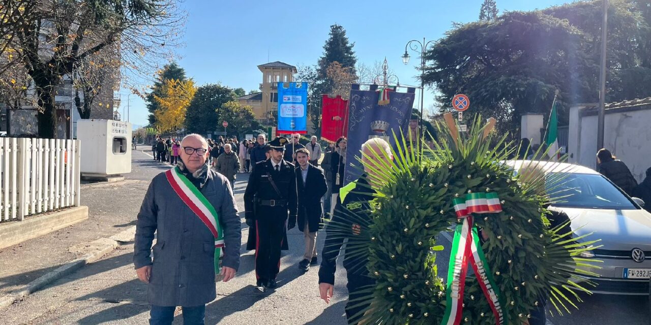 A Pontecurone studenti, Comune e cittdini hanno celebrato il IV Novenmbre