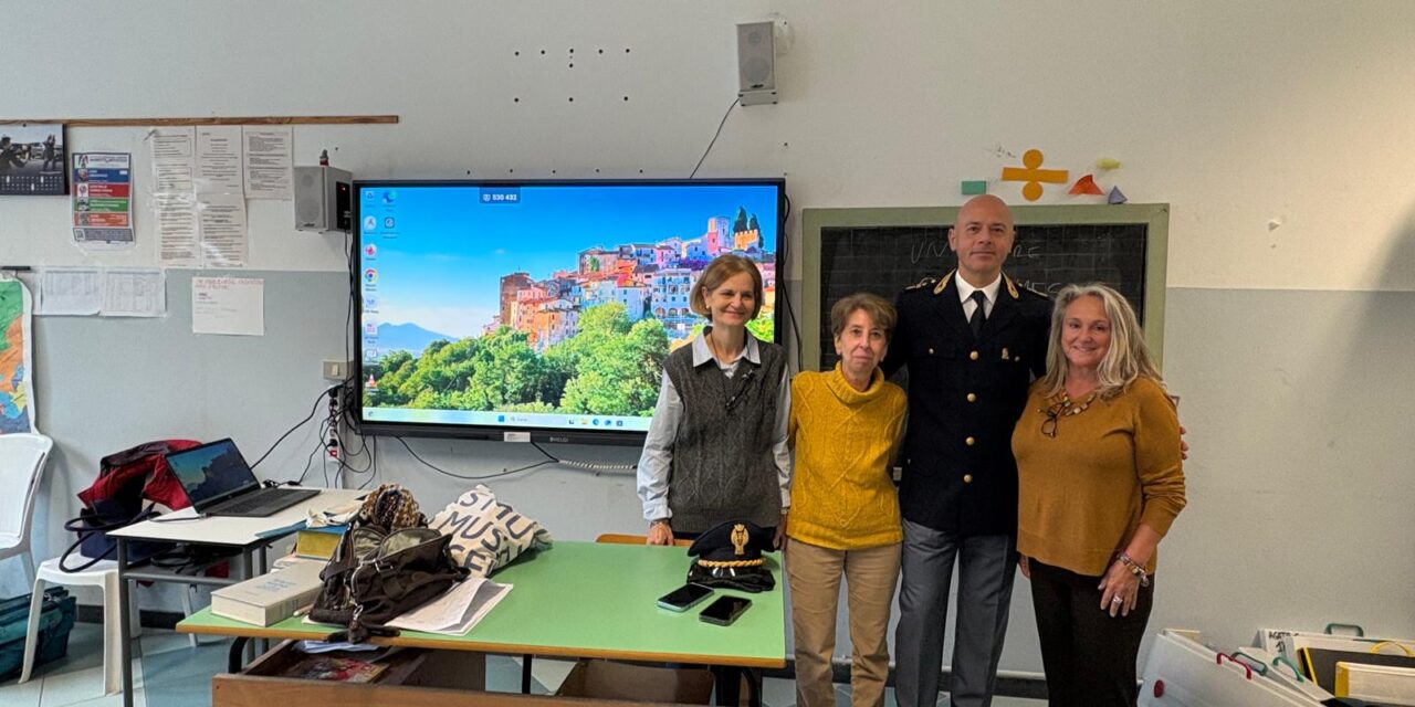 La Questura di Imperia contro il bullismo nelle scuole e non solo con l’intervento di Paolo Arena