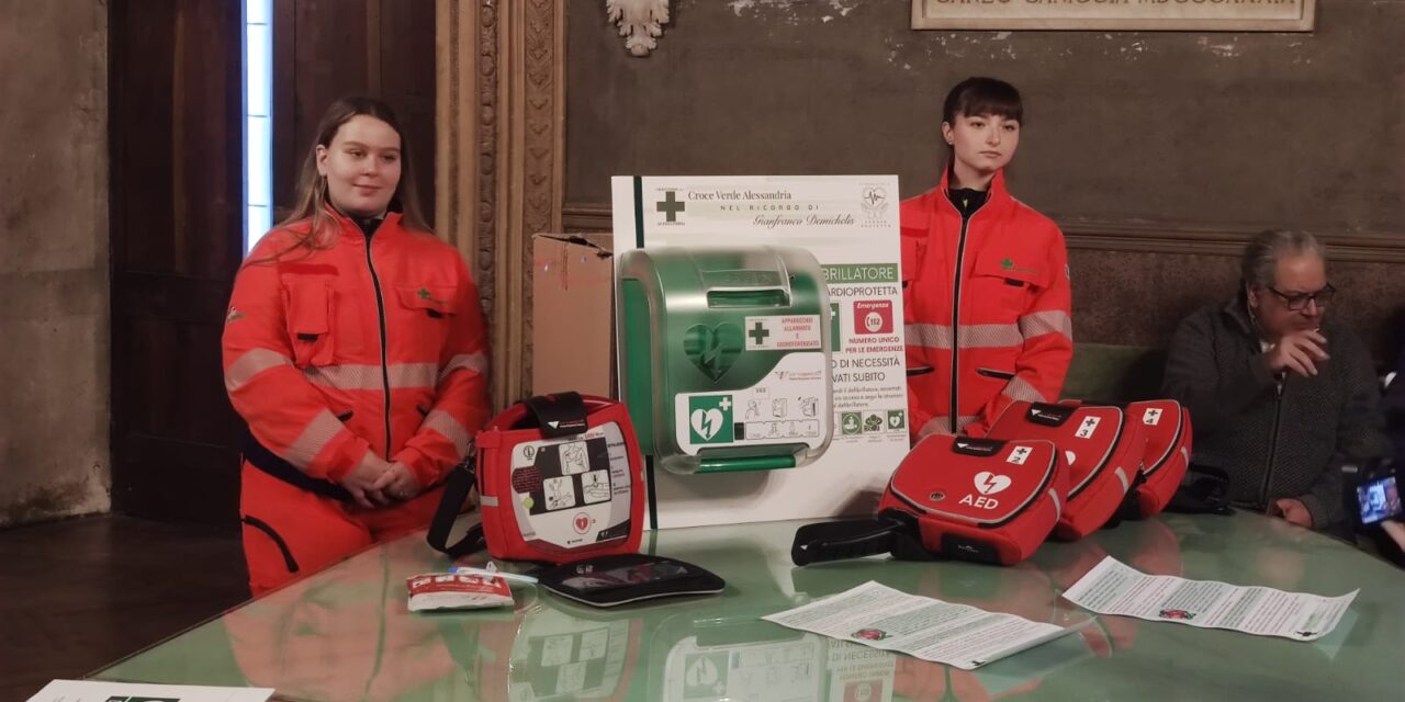 Al via il progetto della croce verde “Alessandria, città cardioprotetta” per una Città più sicura