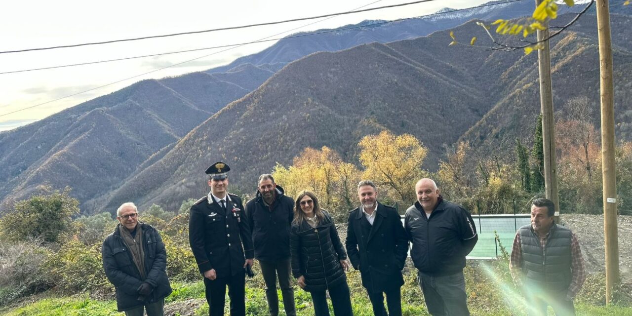 Inaugurate vasche antincendio a Molini di Triora da Alessandro Piana
