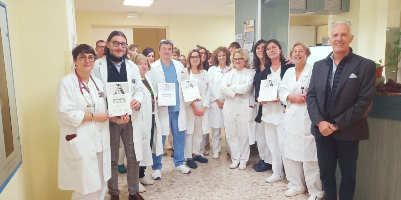 L’Ospedale di Novi Ligure premiato con riconoscimento DIAMANTE per l’eccellenza nel trattamento dell’ictus