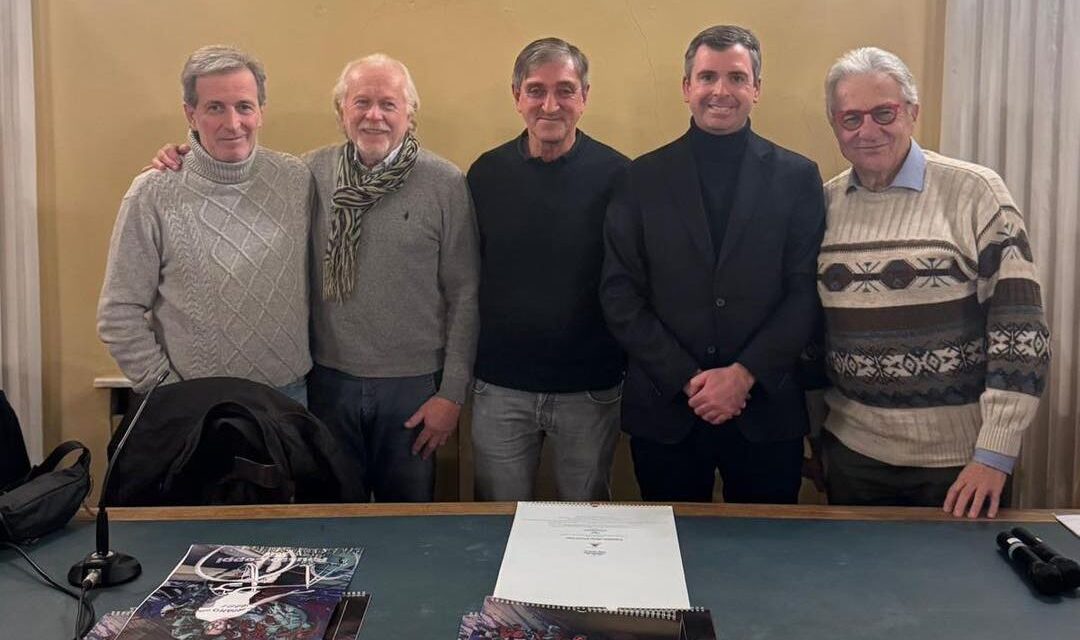 Presentato ieri il calendario di Fausto Coppi col Presidente del Consiglio Giovanni Ferrari Cuniolo