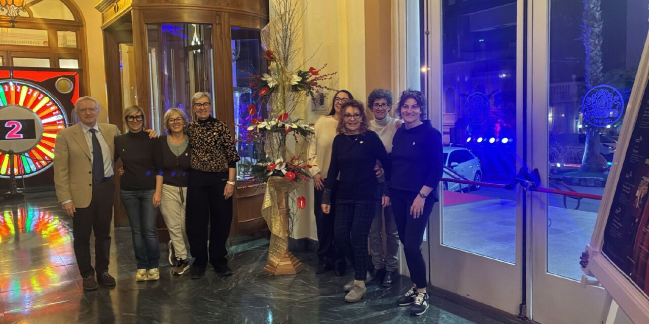 Musica e fiori al Casinò con “la musica del Natale”.  