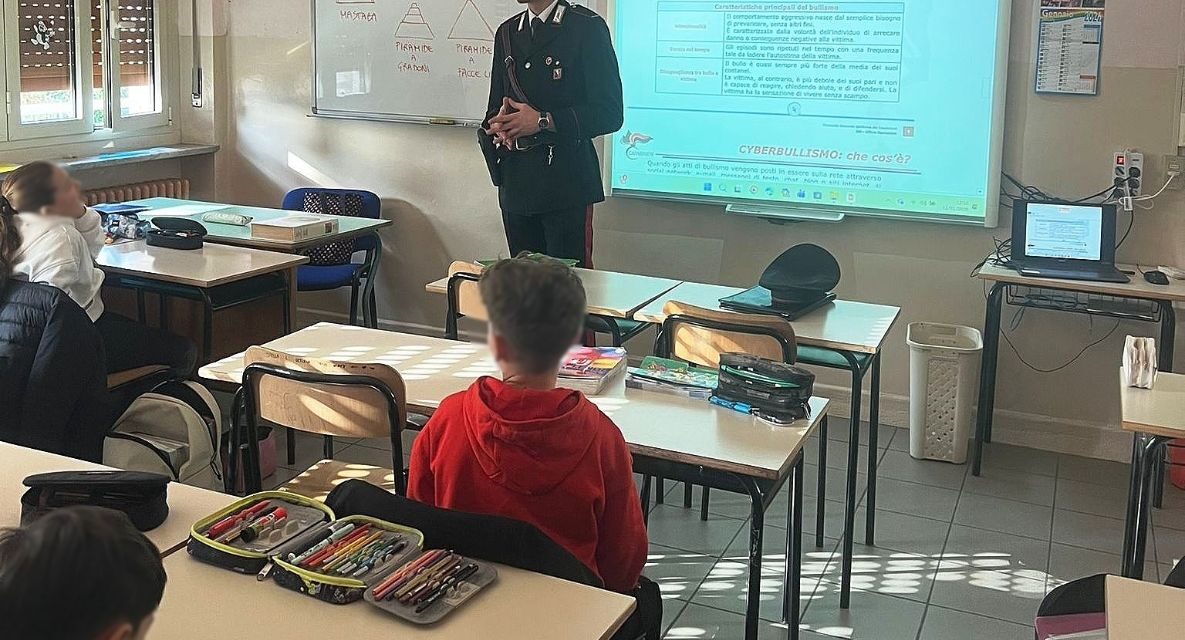 “Cultura della Legalità”: i Carabinieri incontrano gli studenti delle scuole medie a Cerrina