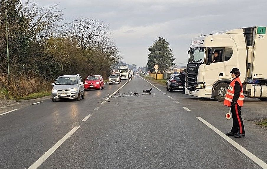 I Carabinieri di Serravalle Scrivia individuano pirata della strada dopo un incidente sulla ex S.S. 35.