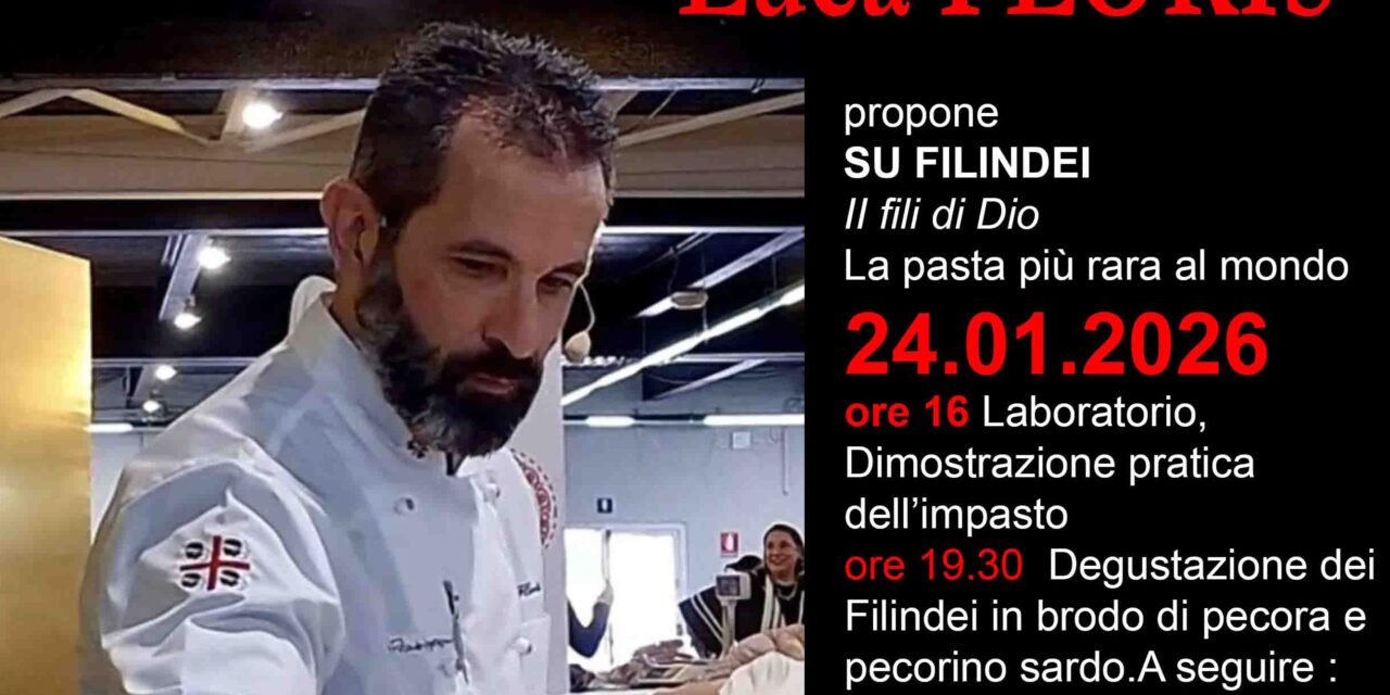 La magia de “su filindeu” sbarca ad Alessandria: al circolo su nuraghe i segreti della pasta più rara e antica  al mondo